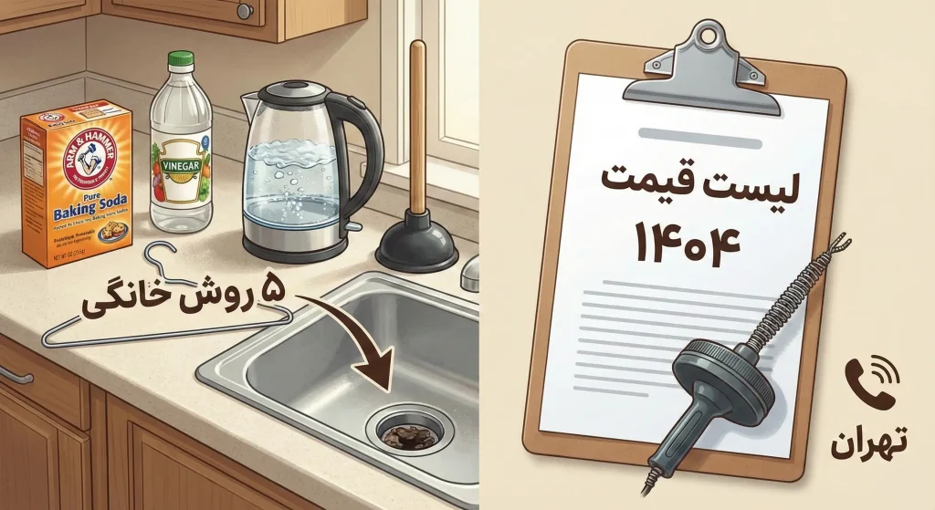 رفع گرفتگی لوله فاضلاب