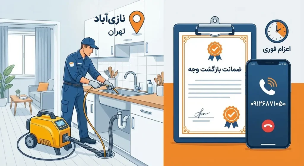 لوله بازکنی در نازی آباد