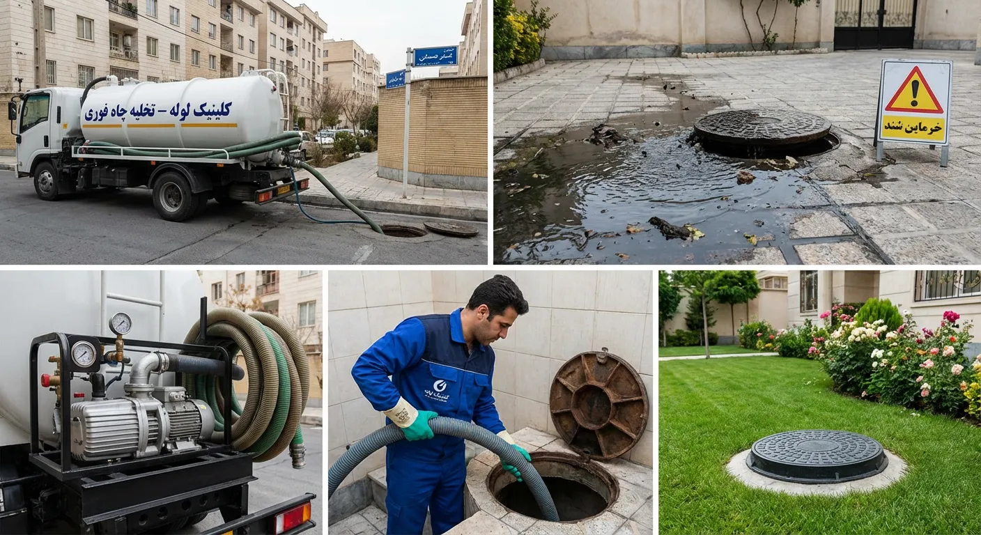 تخلیه چاه در تهران