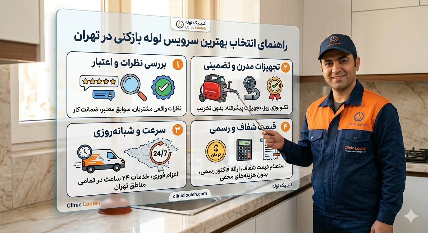 بهترین لوله بازکنی در تهران